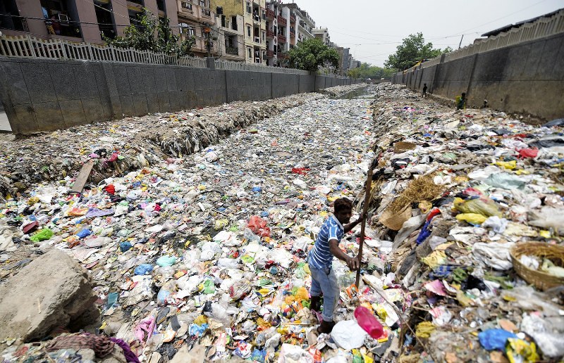 Plastic Waste New Delhi India