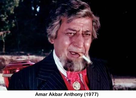 Pran in Amar Akbar Anthony