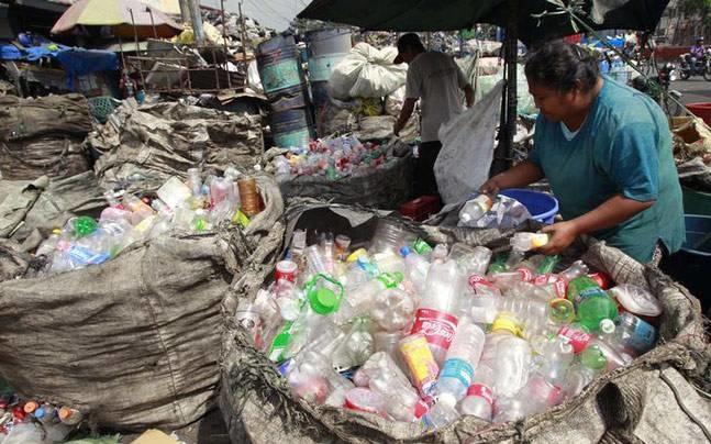 Discarded Plastic Bottles