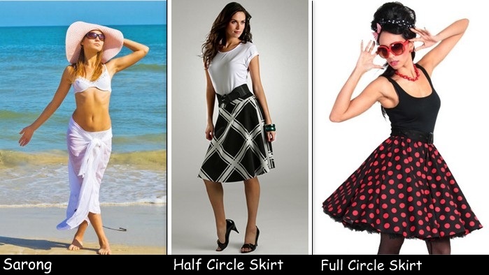 Sarong Skirt, Fill Circle Skirt, Half Circl Skirt