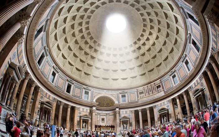 The Pantheon in Rome Italy
