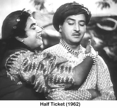 Pran And Kishore Kumar in Half Ticket