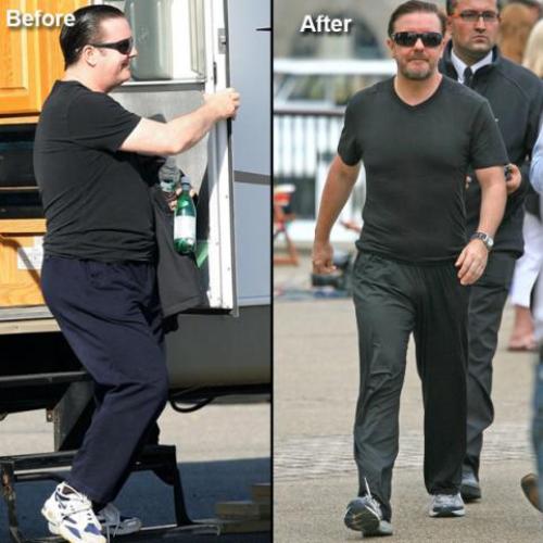 Ricky Gervais Fat Photo